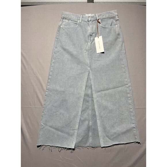 Slvrlake Denim Maxi Skirt Gray‎ Size 26